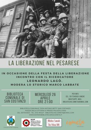 locandina liberazione nel pesarese