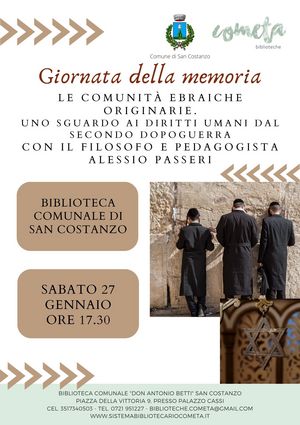 locandina giornata della memoria