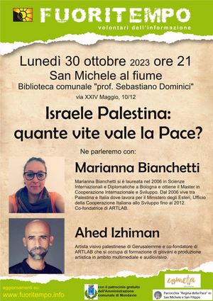 israele palestina fuoritempo