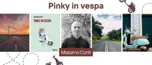 pinky in vespa